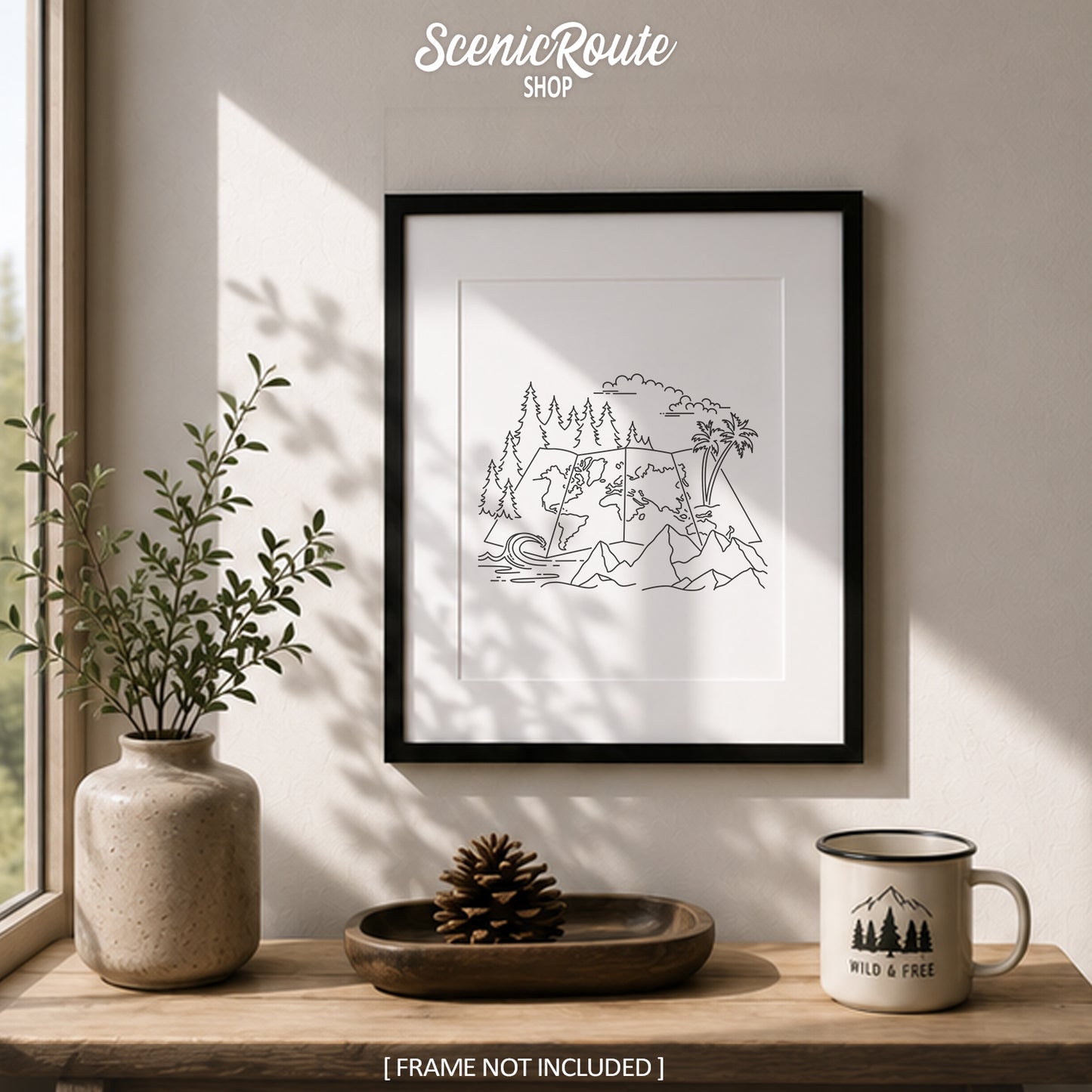 Adventure Map Art Print