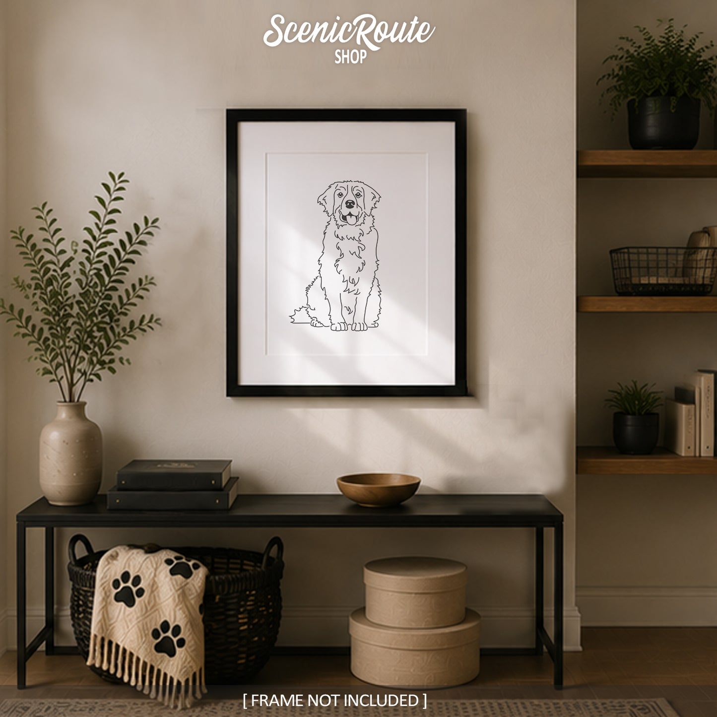 Bernese Mountain Dog Art Print
