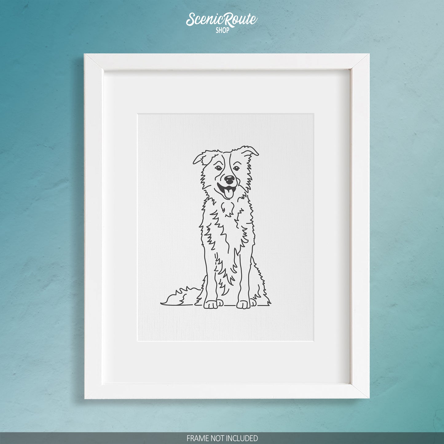 Border Collie Art Print