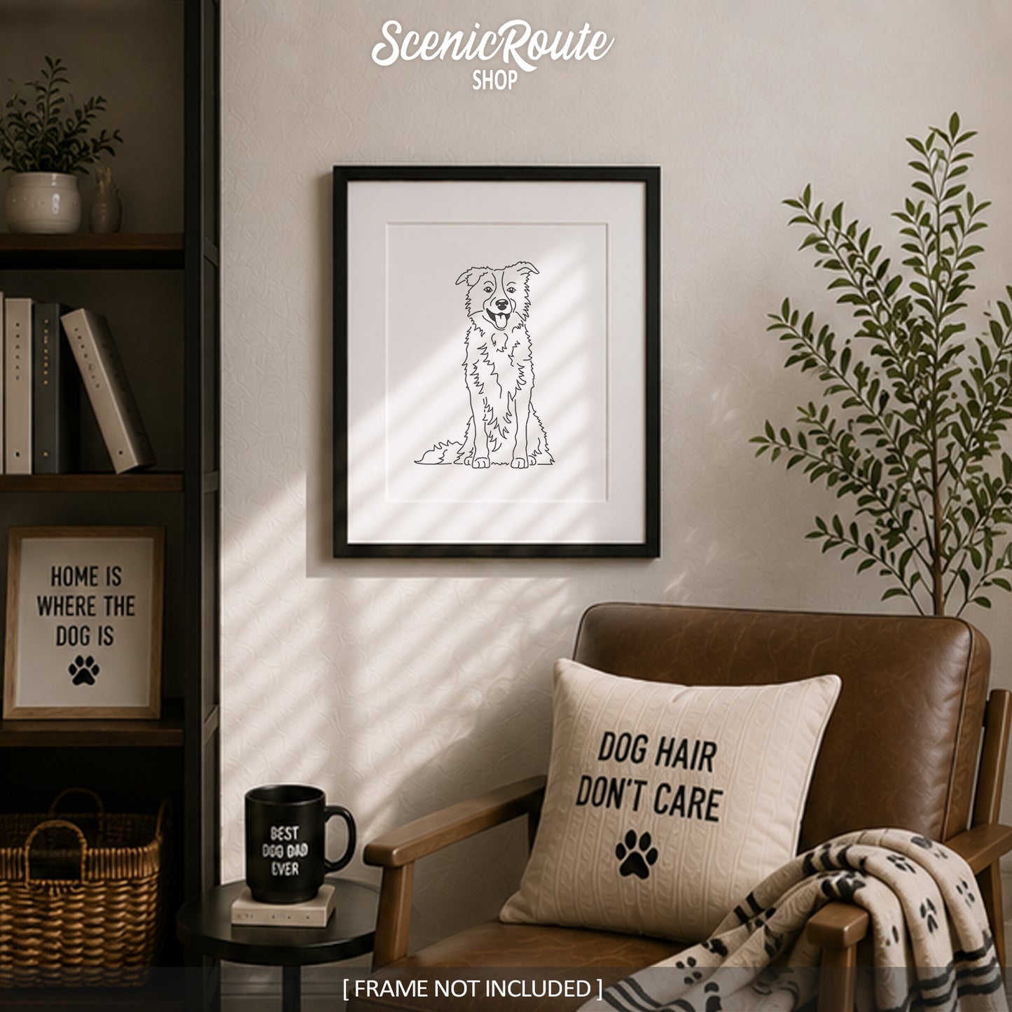 Border Collie Art Print