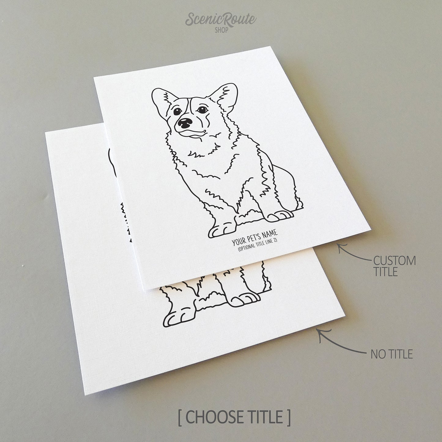 Corgi Art Print