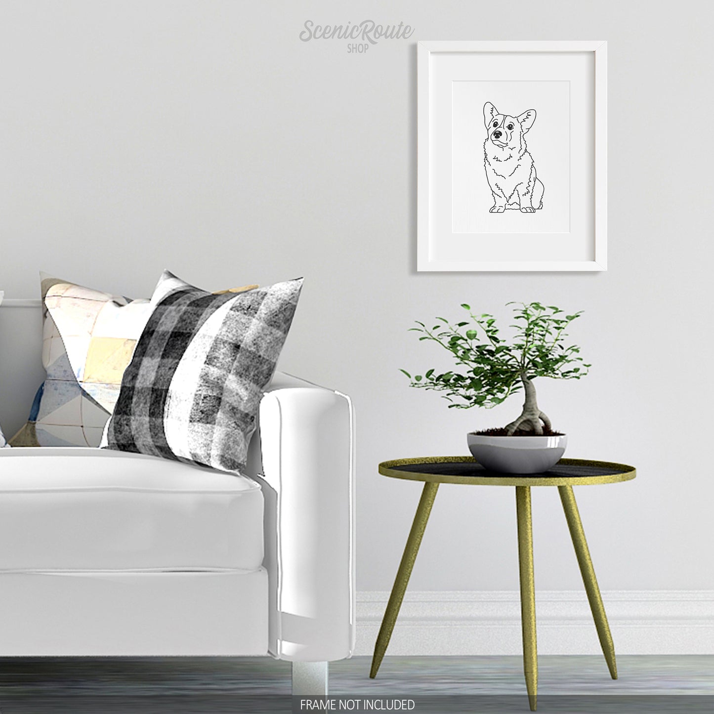 Corgi Art Print