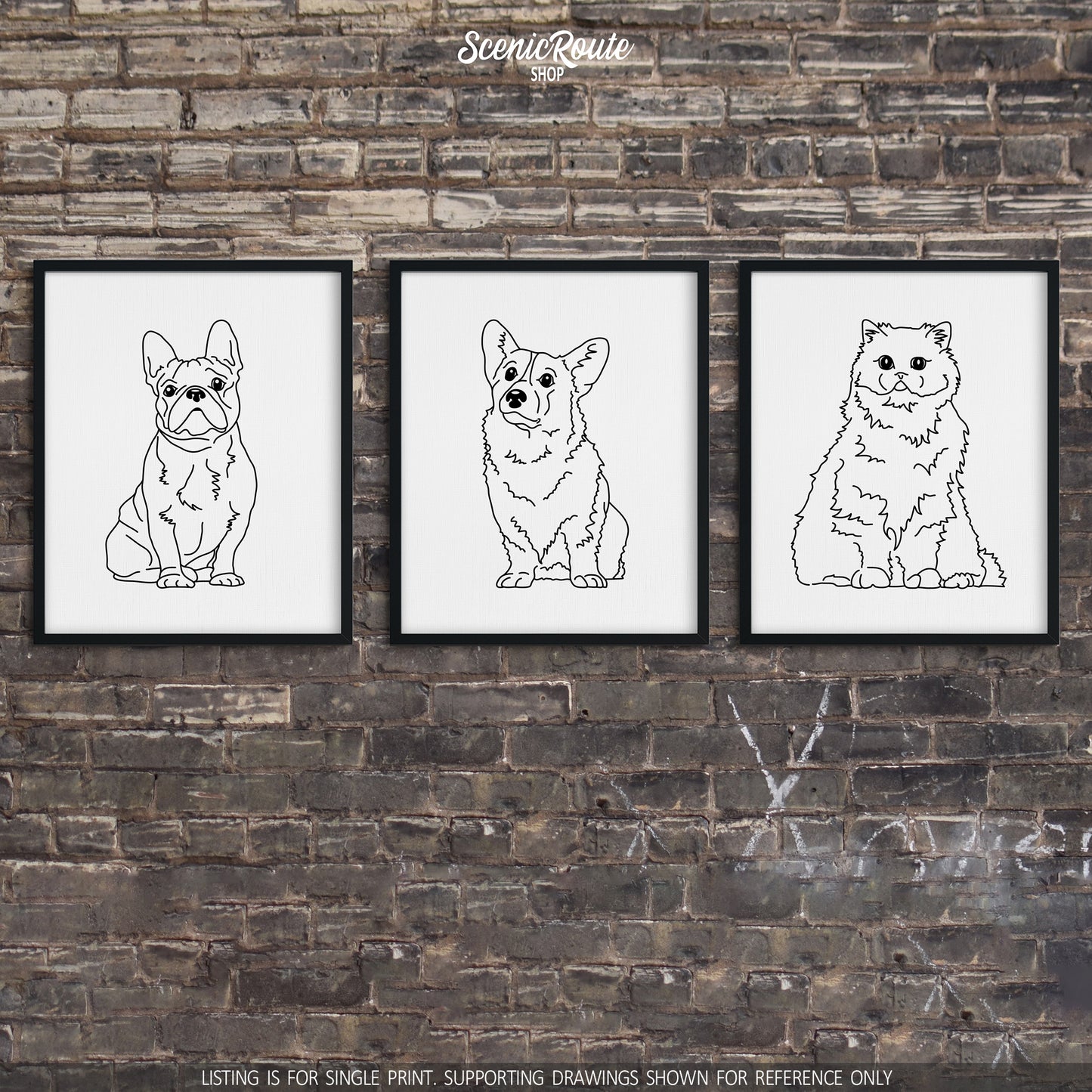 Corgi Art Print