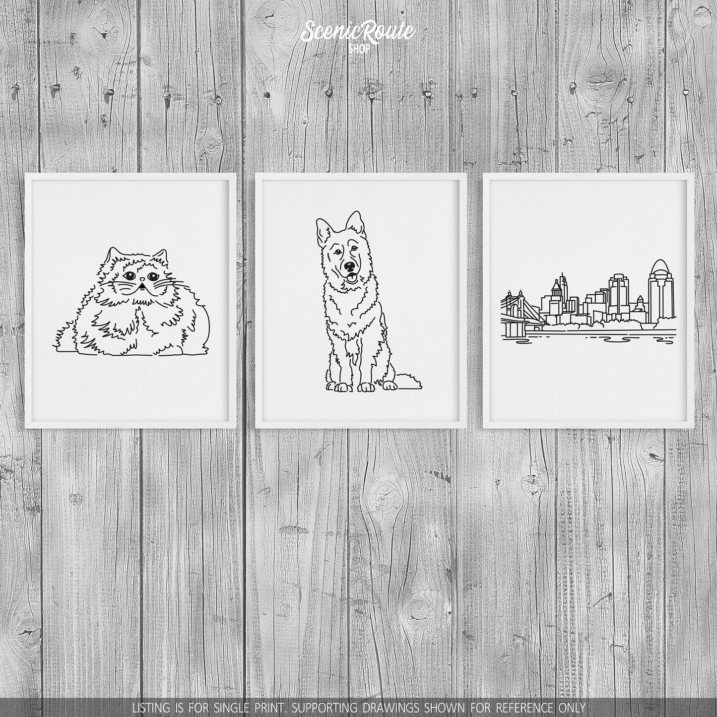 German Shepherd Art Print