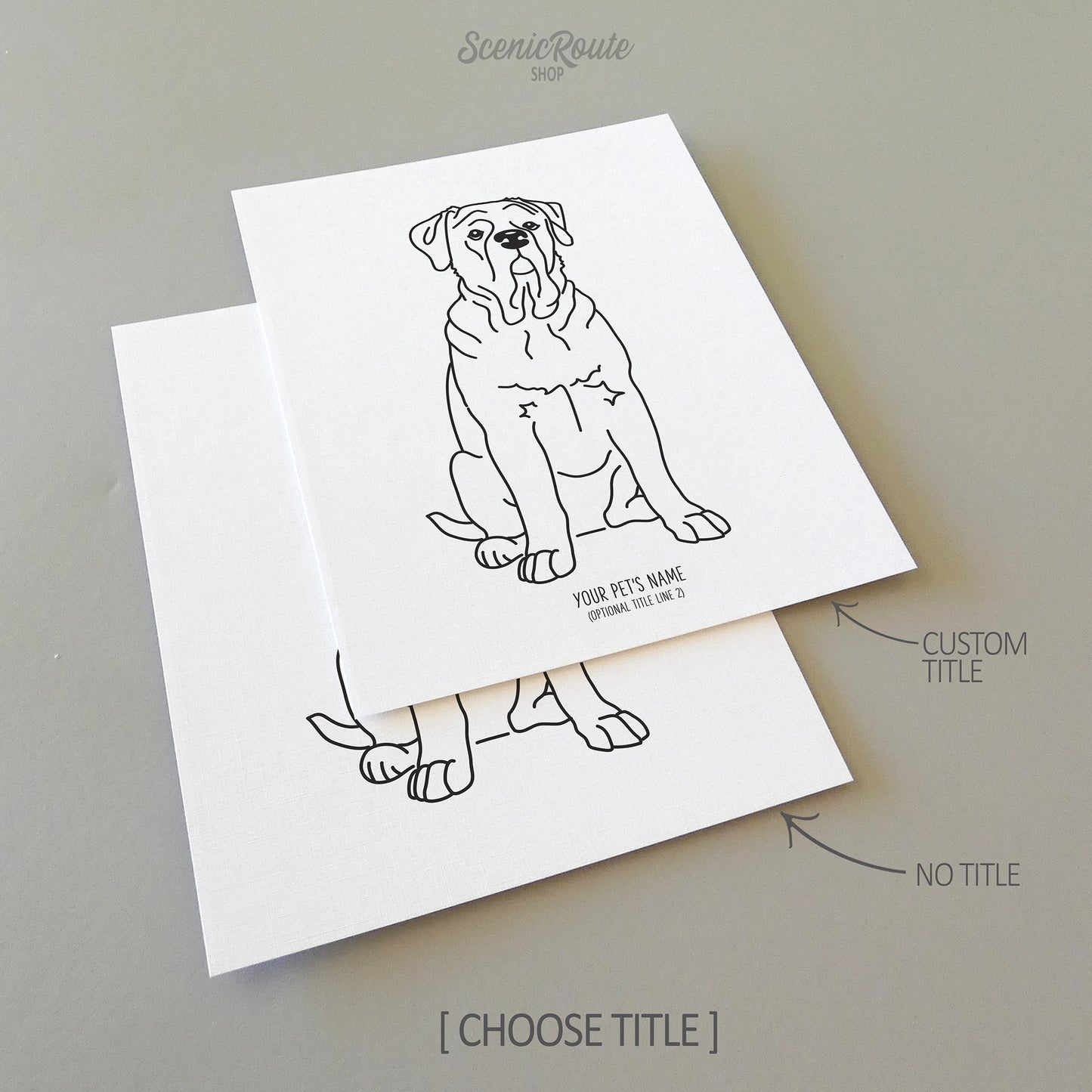Mastiff Art Print