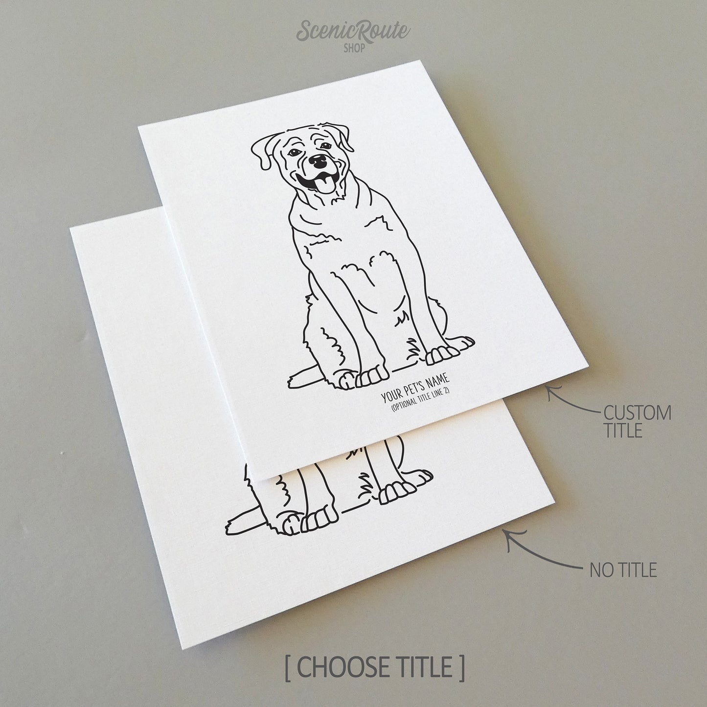 Rottweiler Art Print