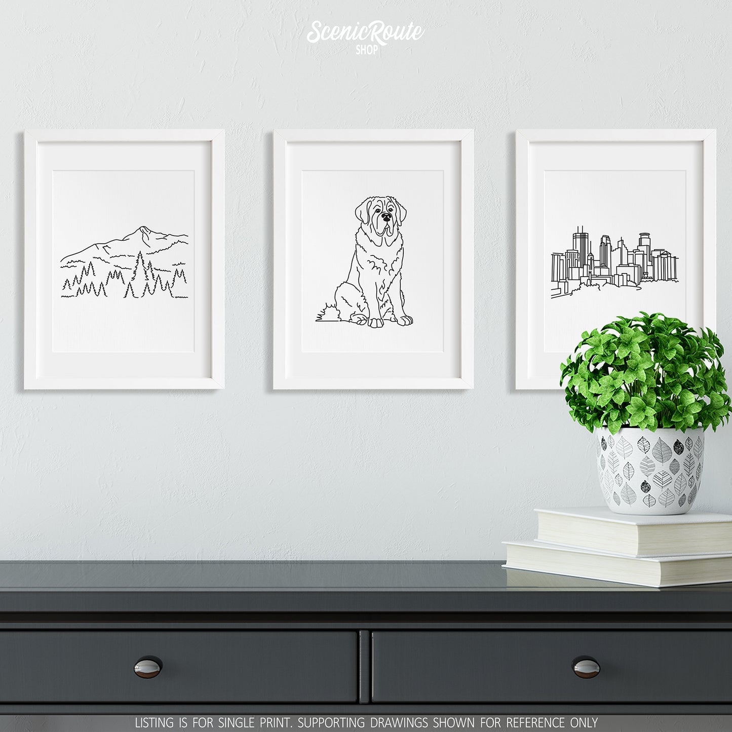 Saint Bernard Art Print