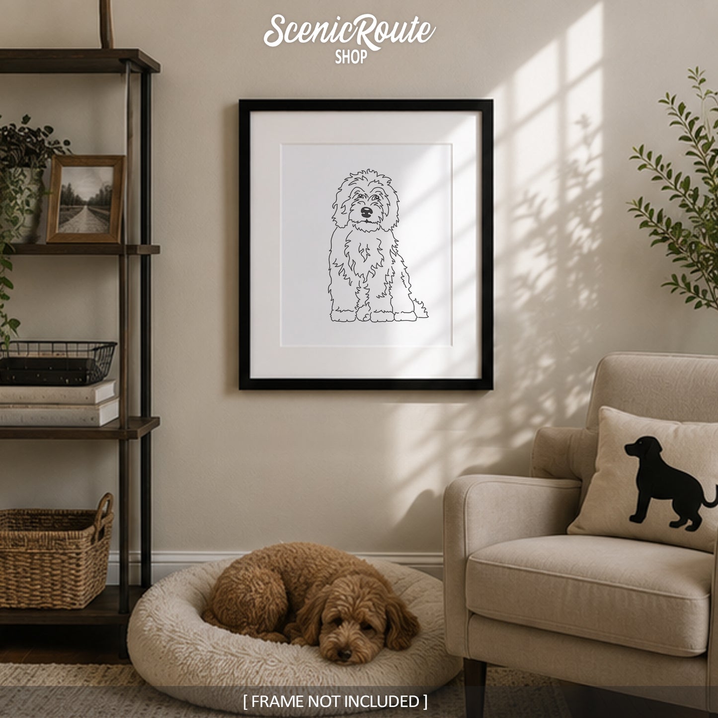 Sheepadoodle Art Print