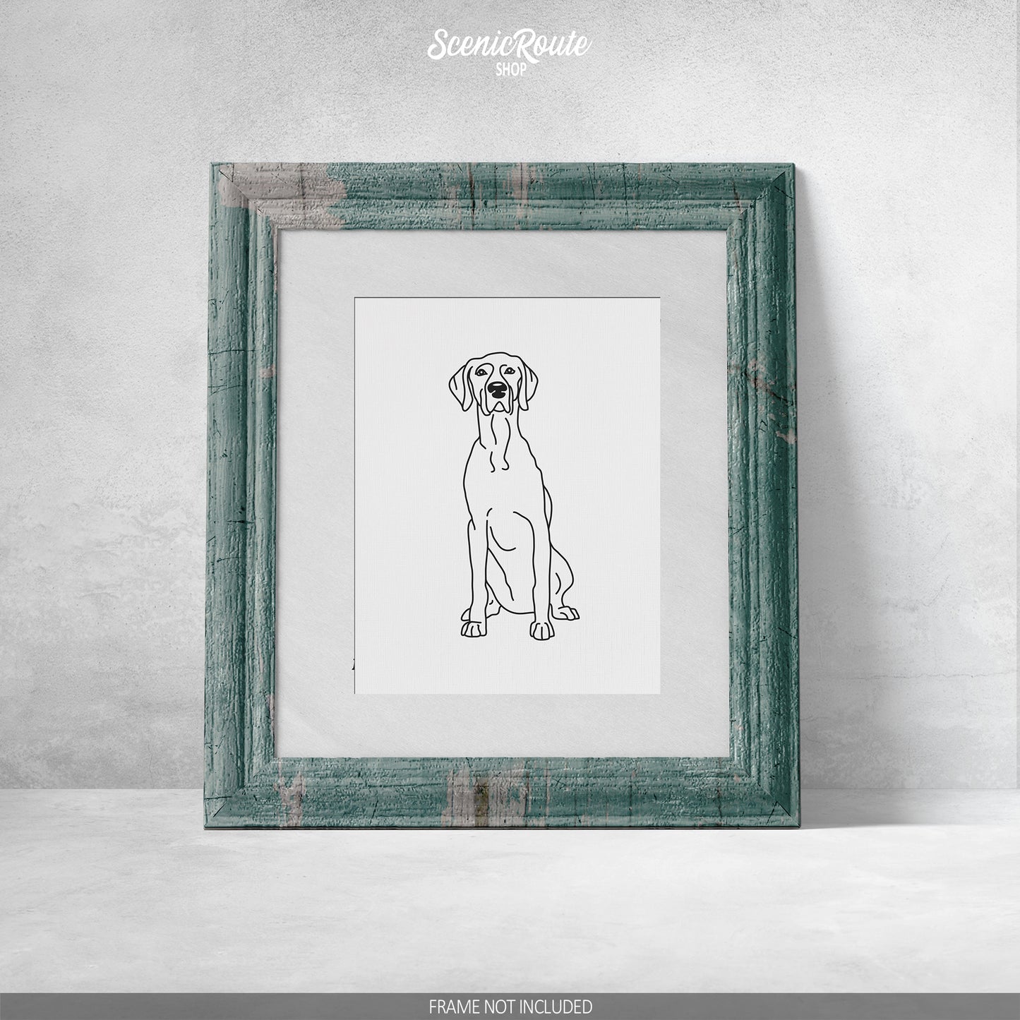 Weimaraner Art Print