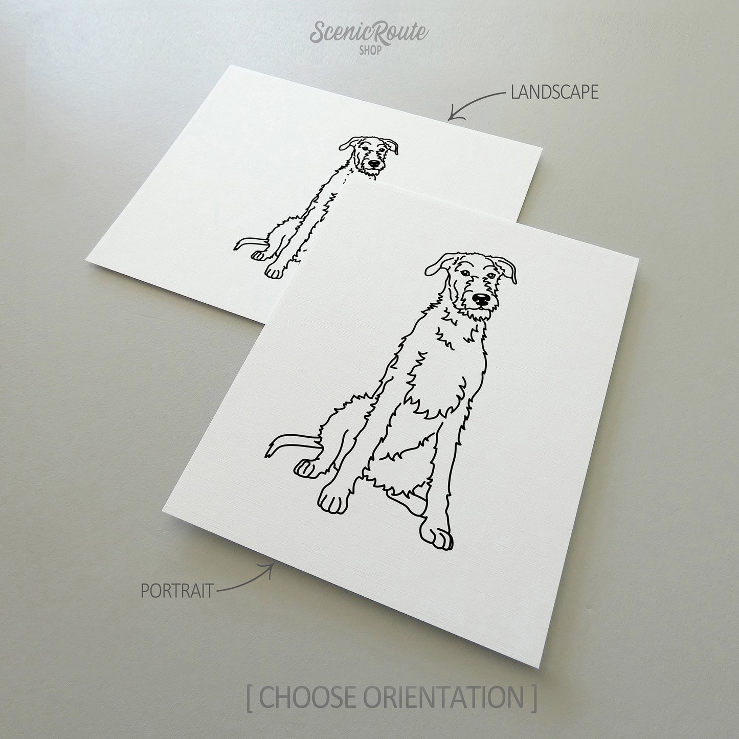 Wolfhound Art Print