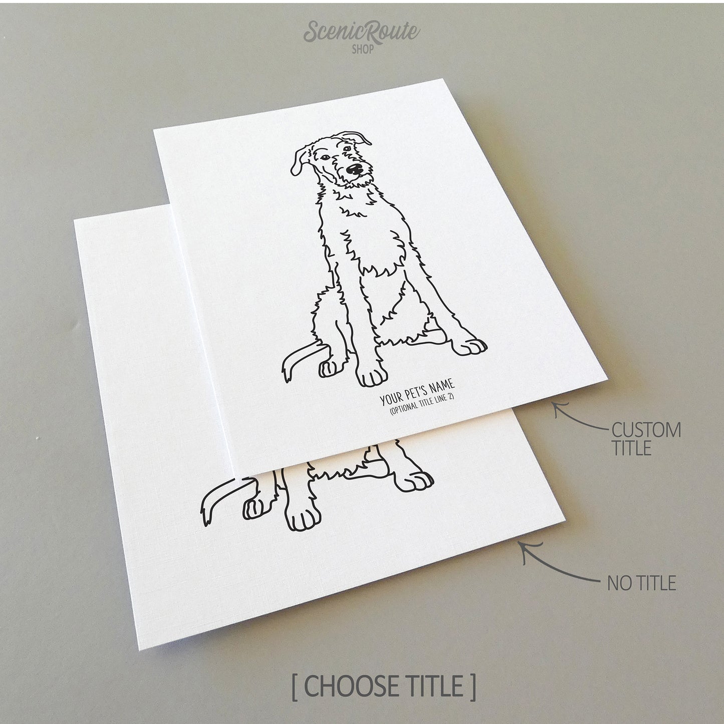Wolfhound Art Print