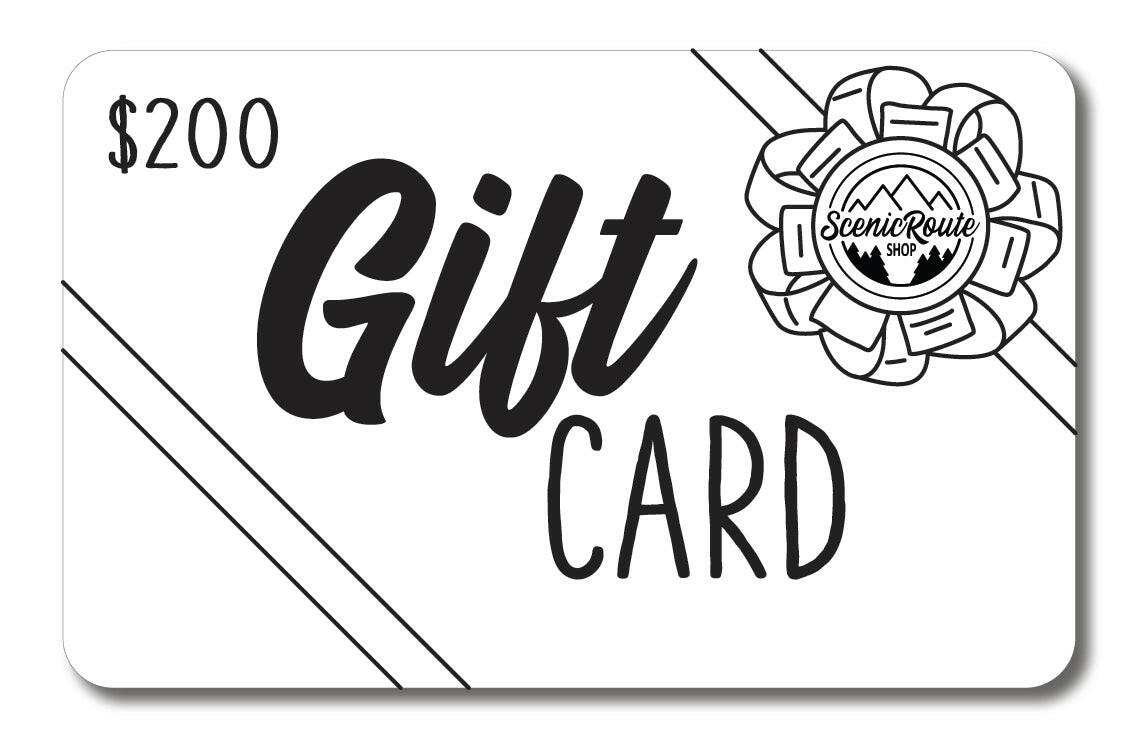 Scenic Route Shop Gift Card