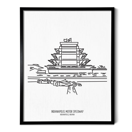 Indianapolis Speedway Pagoda Art Print