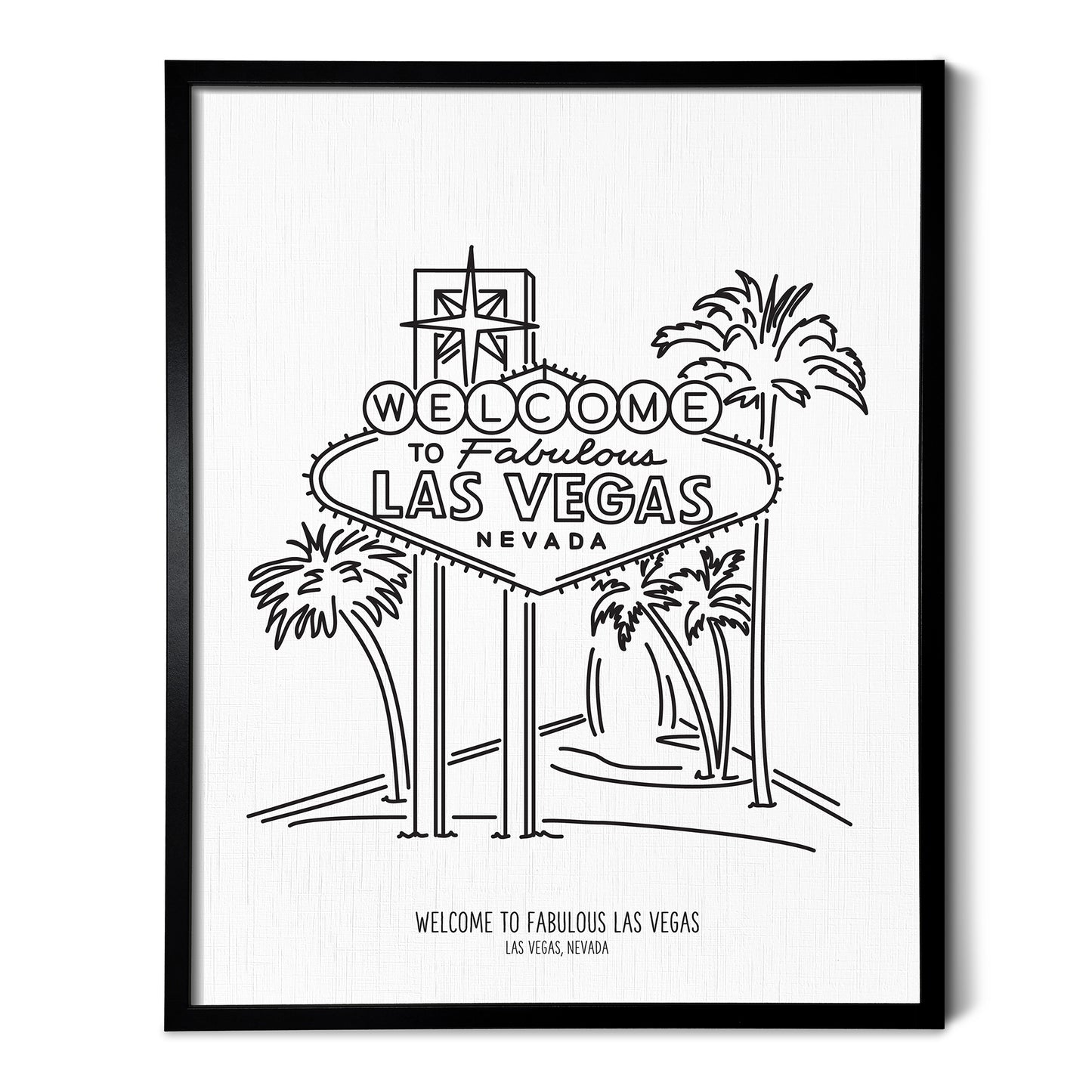 Las Vegas Sign Art Print