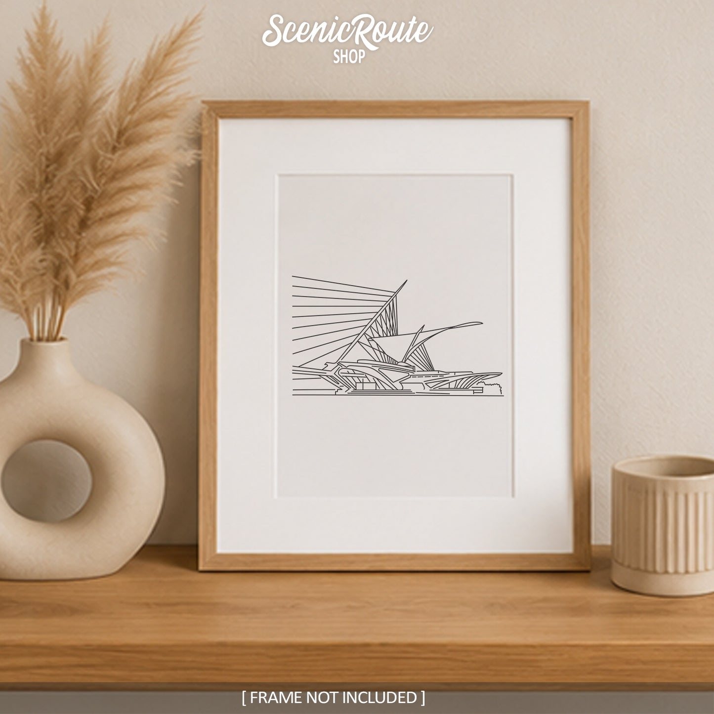 Milwaukee Art Museum Art Print
