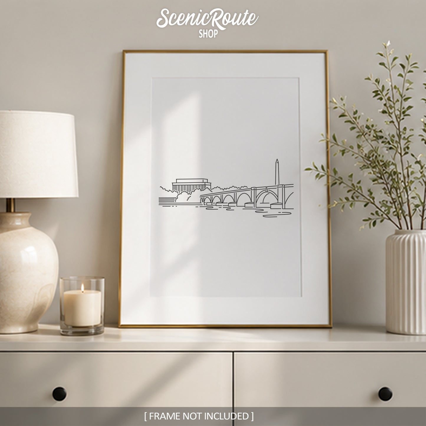 Washington DC Lincoln Memorial Art Print