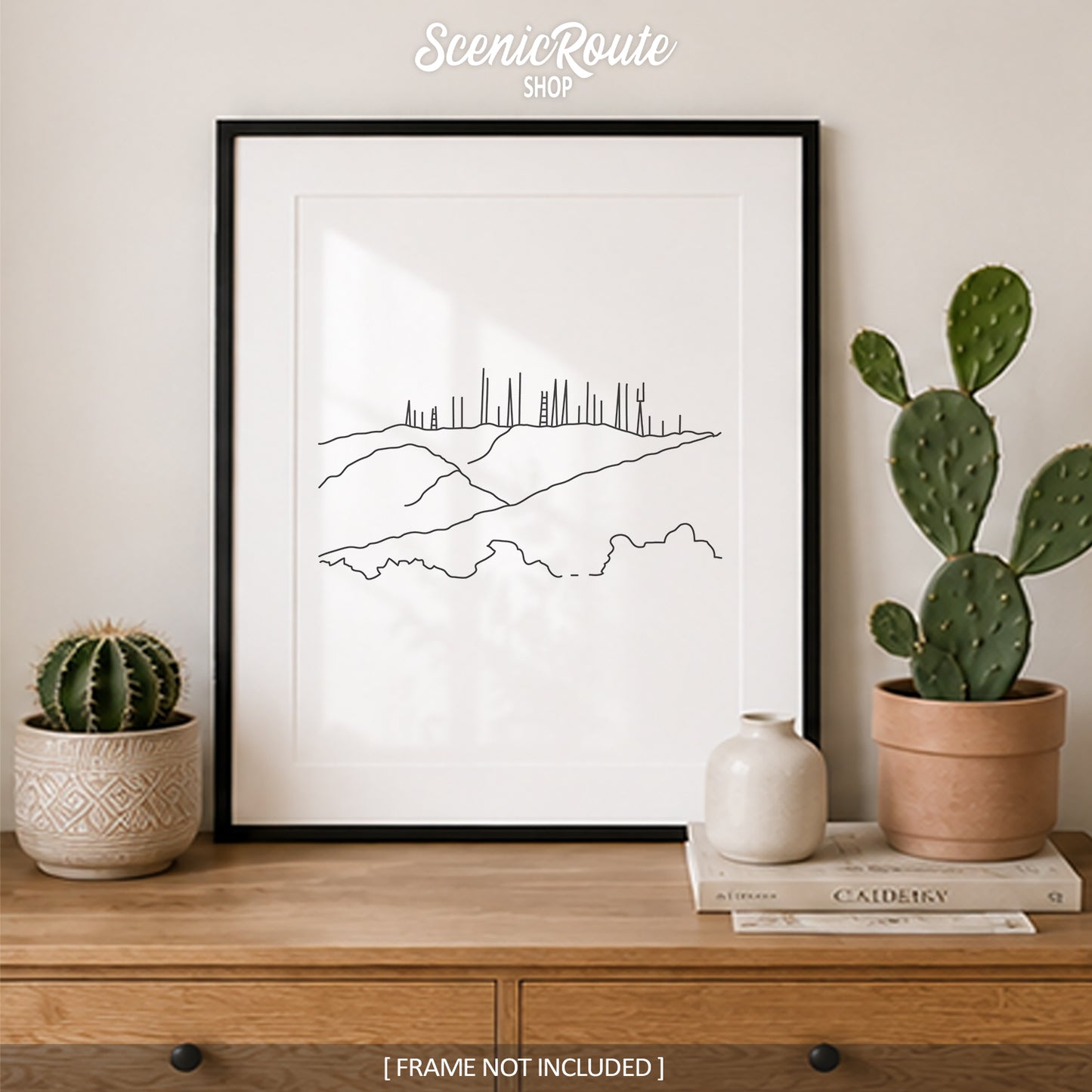 Arizona South Mountain Art Print