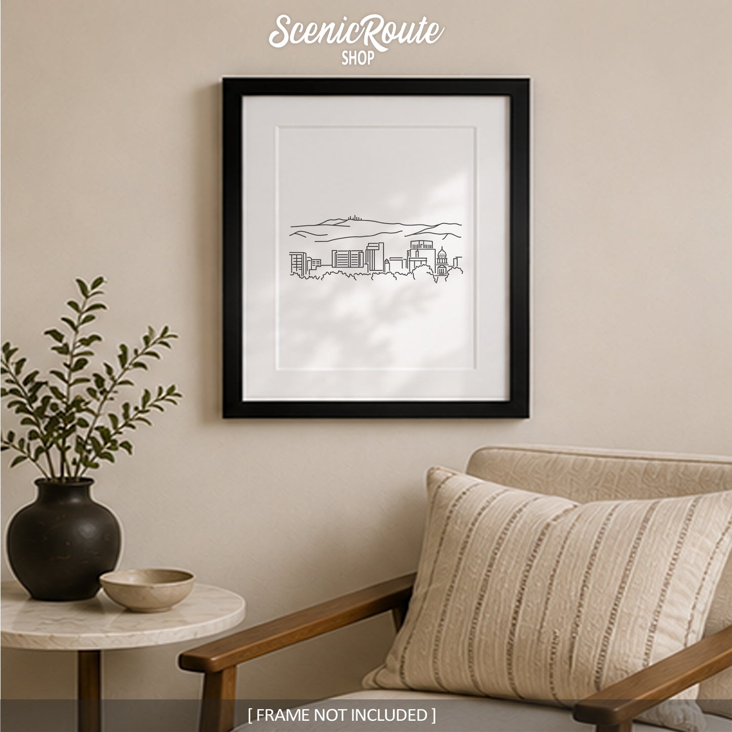Boise Idaho Skyline Art Print