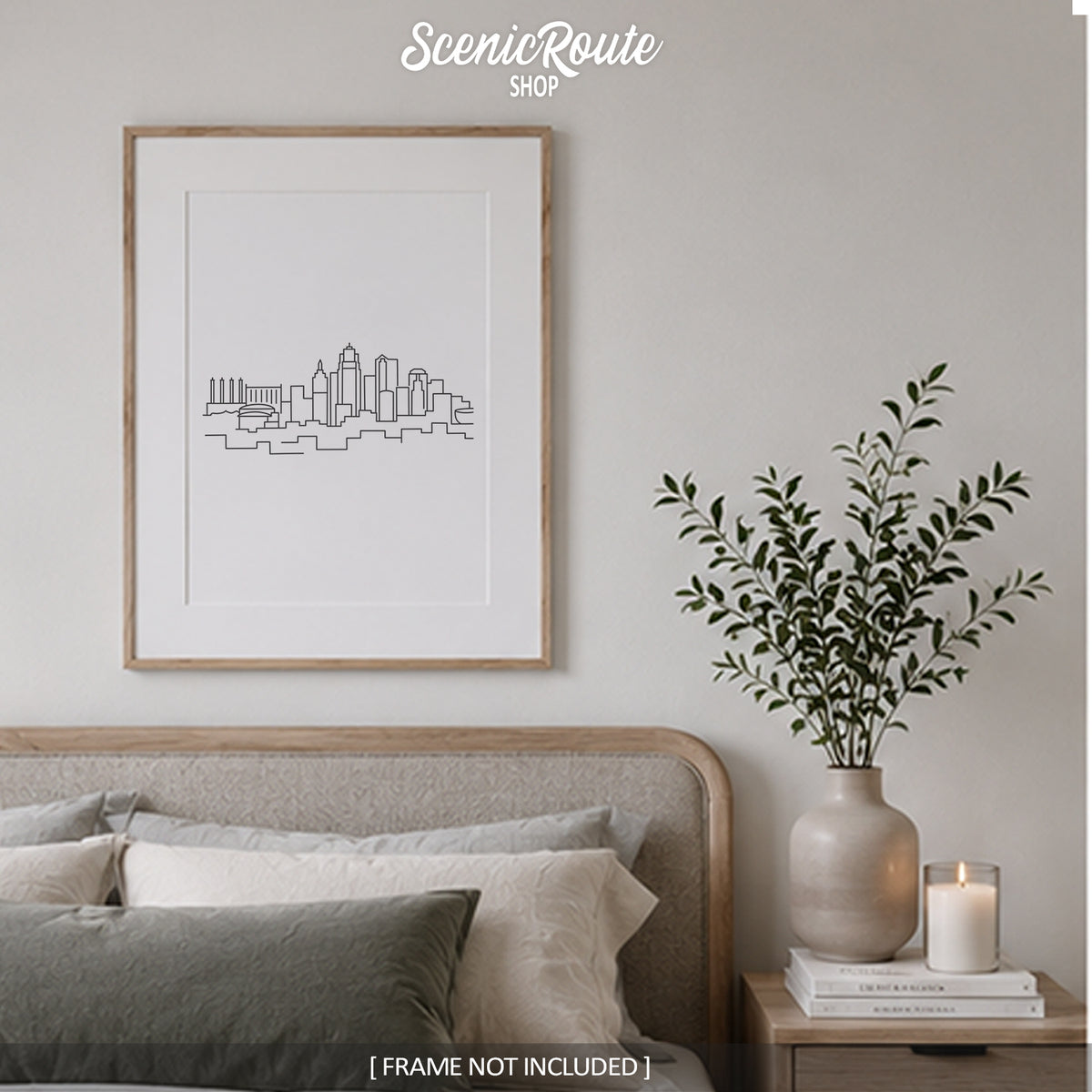 Kansas City Missouri Skyline Art Print
