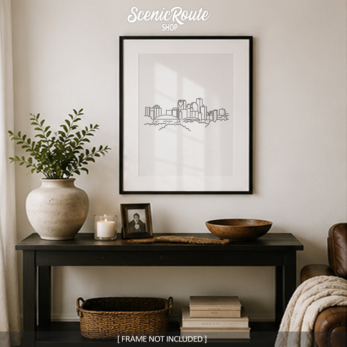 New Orleans Louisiana Skyline Art Print