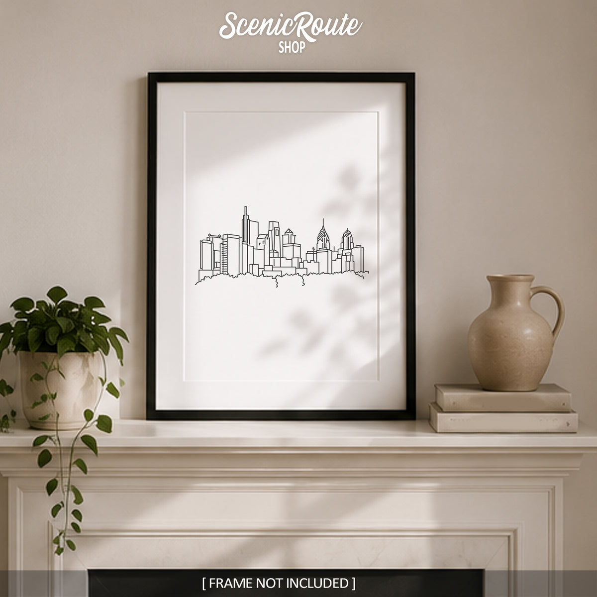Philadelphia Pennsylvania Skyline Art Print