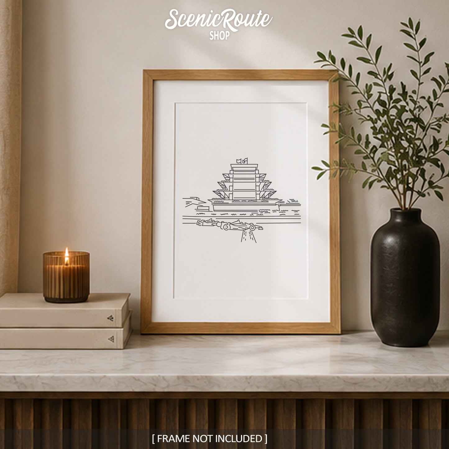 Indianapolis Speedway Pagoda Art Print
