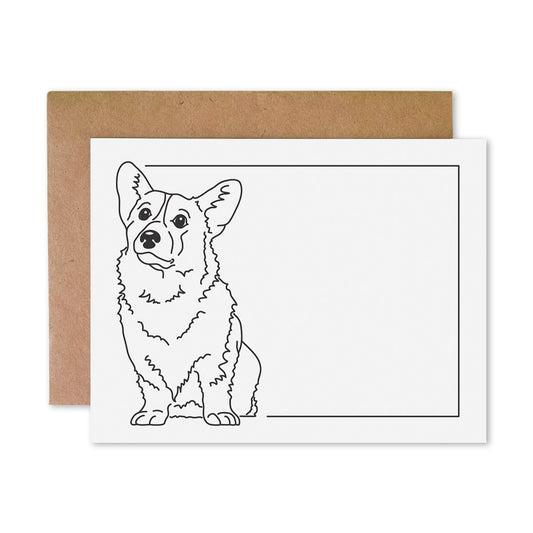 Corgi Dog Notecards