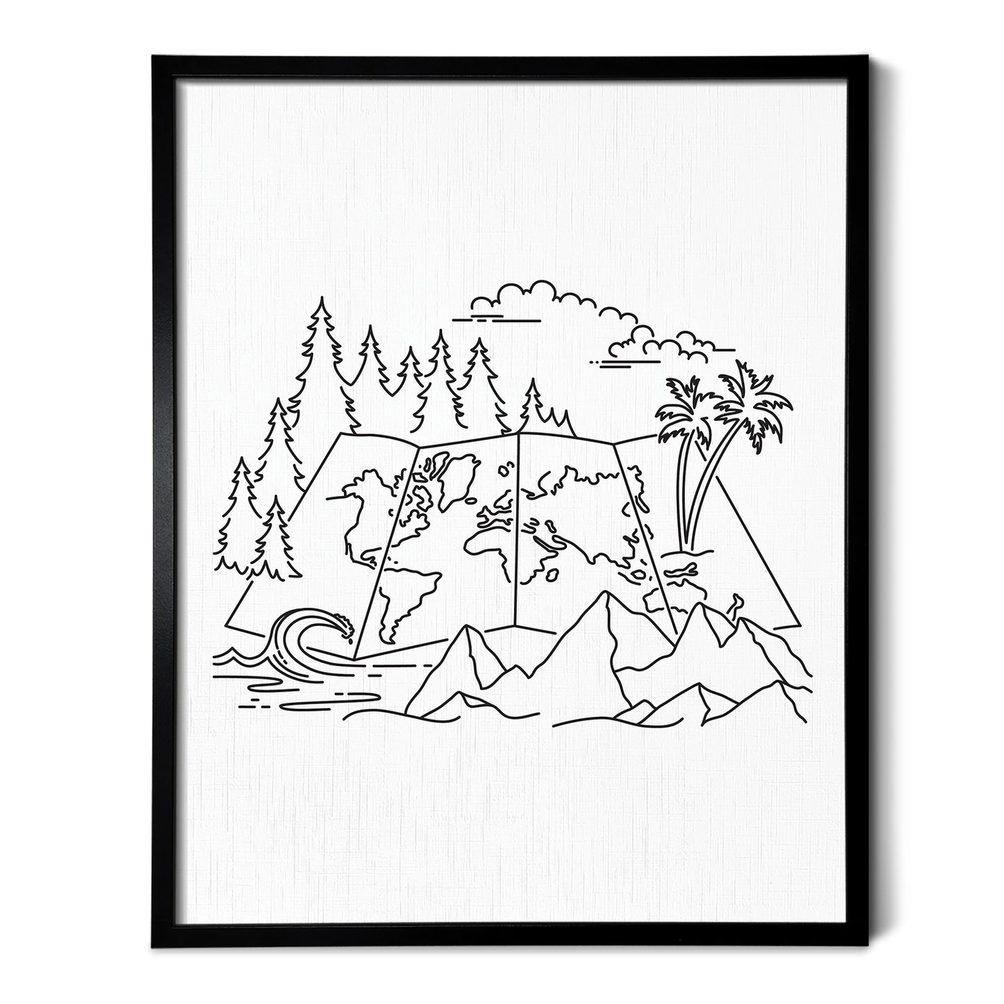 Adventure Map Art Print