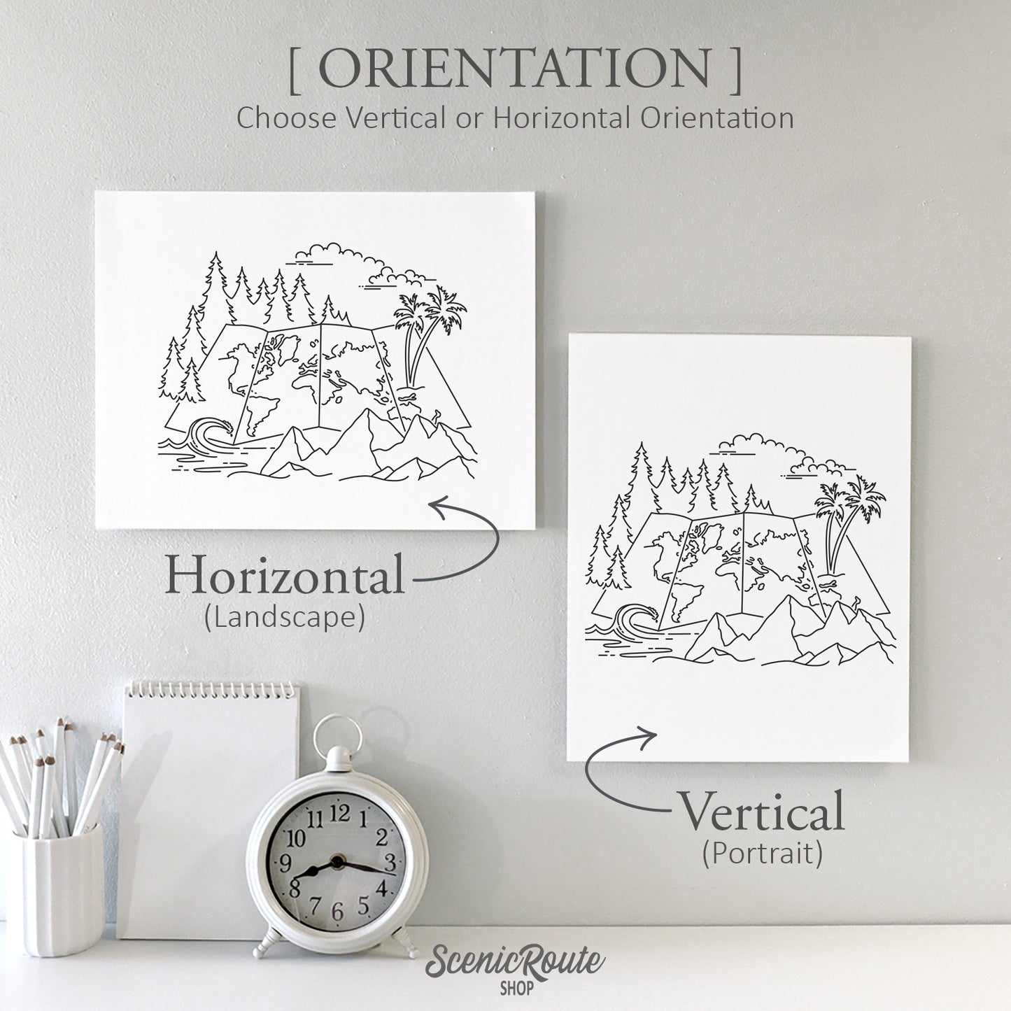 Adventure Map Art Print
