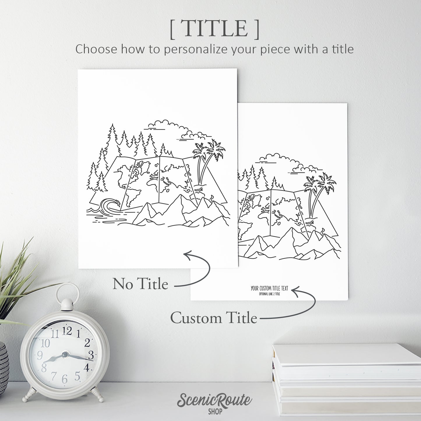 Adventure Map Art Print