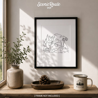 Adventure Map Art Print
