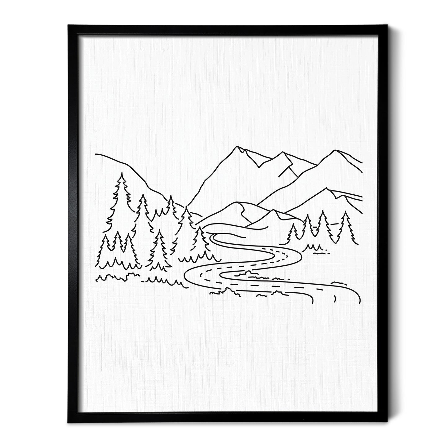 Adventure Mountain Road Art Print