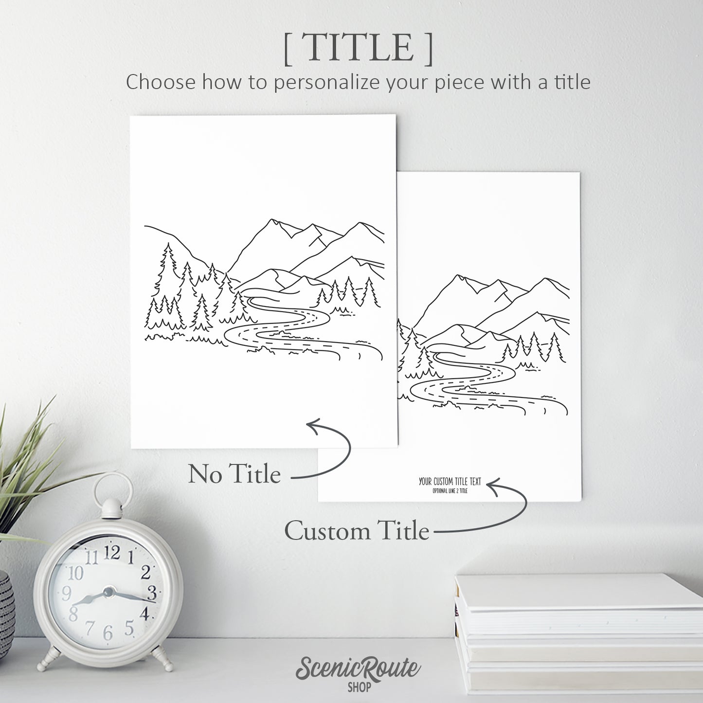 Adventure Mountain Road Art Print