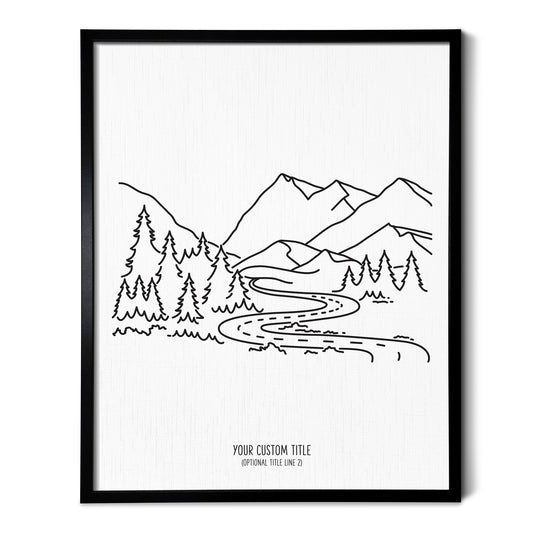 Adventure Mountain Road Art Print