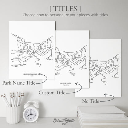 Arizona National Parks (Set of 3 Art Prints)