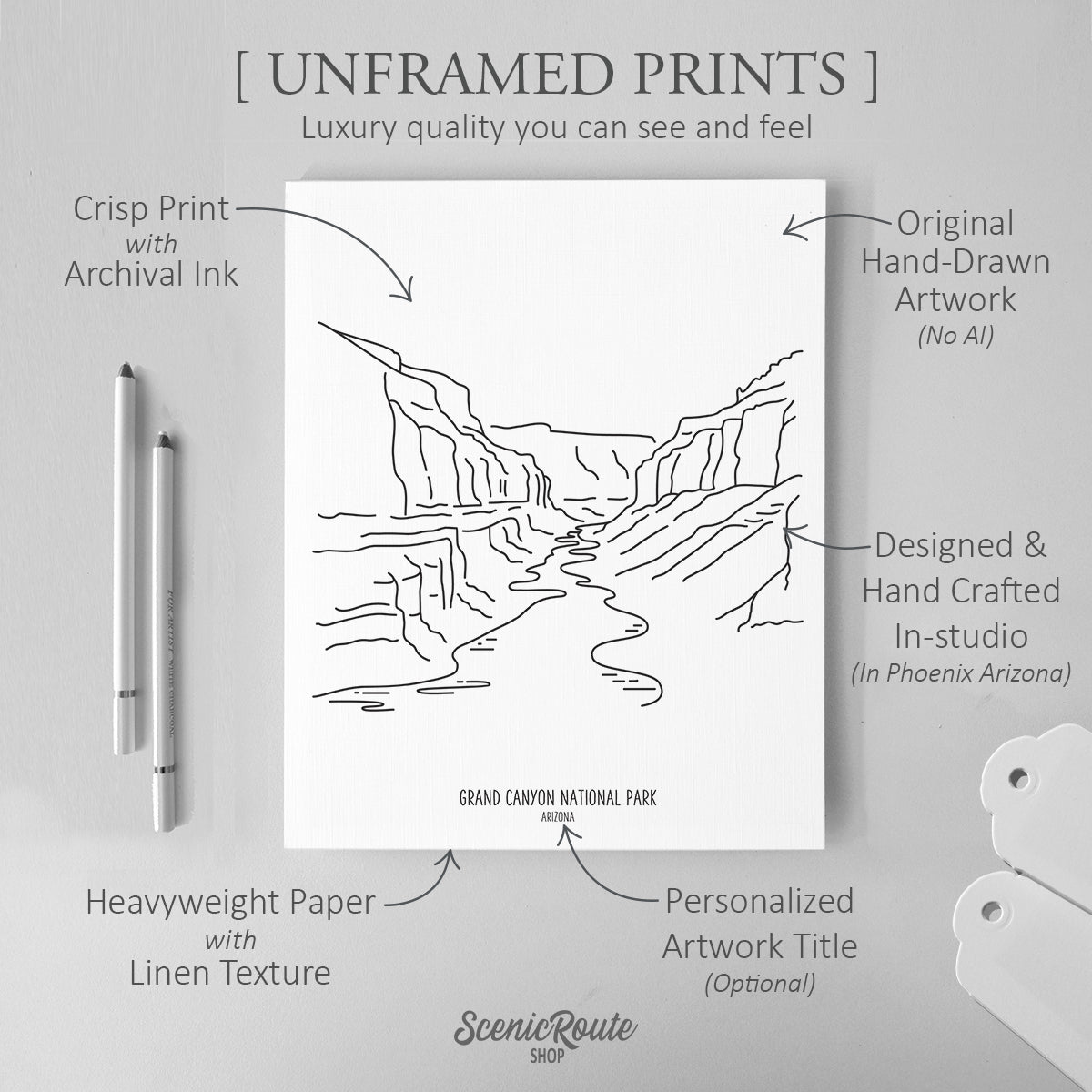 Arizona National Parks (Set of 3 Art Prints)