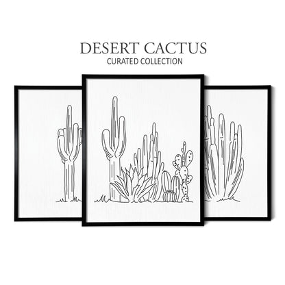 Cactus (Set of 3 Art Prints)