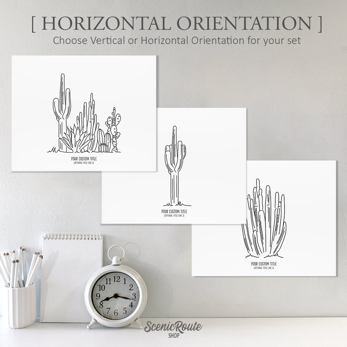 Cactus (Set of 3 Art Prints)