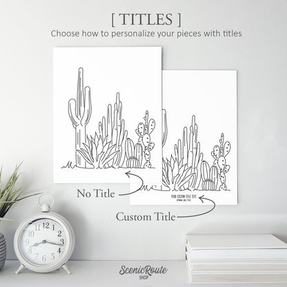 Cactus (Set of 3 Art Prints)