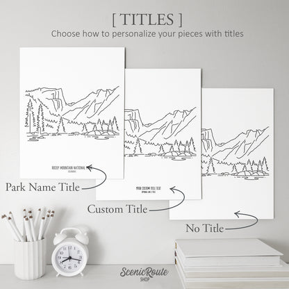 Colorado National Parks (Set of 4 Art Prints)