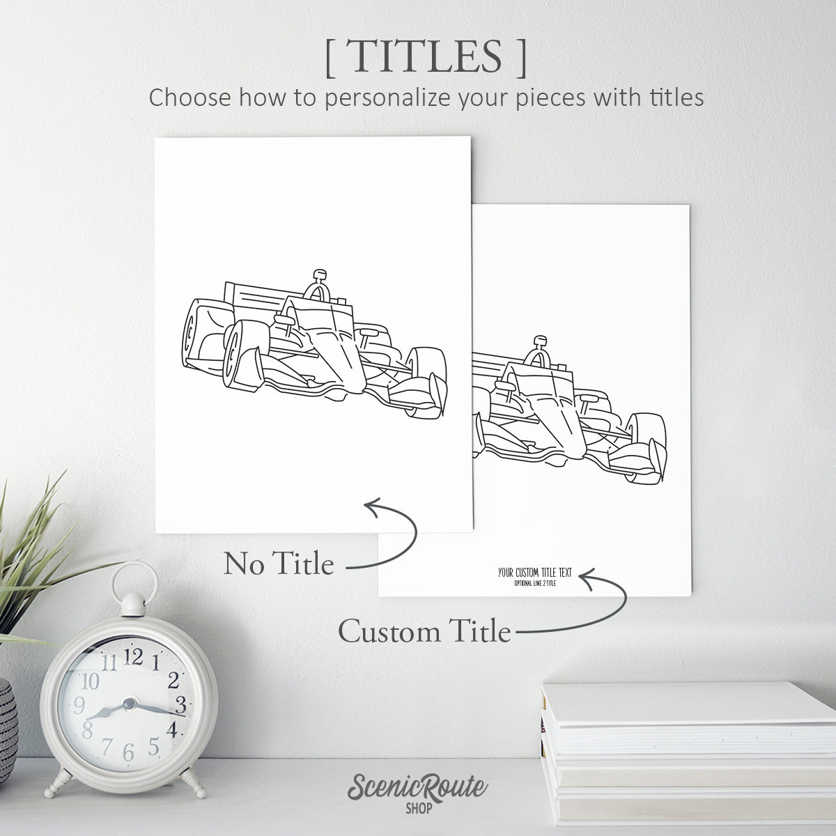Indianapolis 500 (Set of 3 Art Prints)