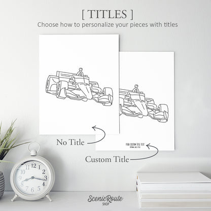 Indianapolis 500 (Set of 3 Art Prints)