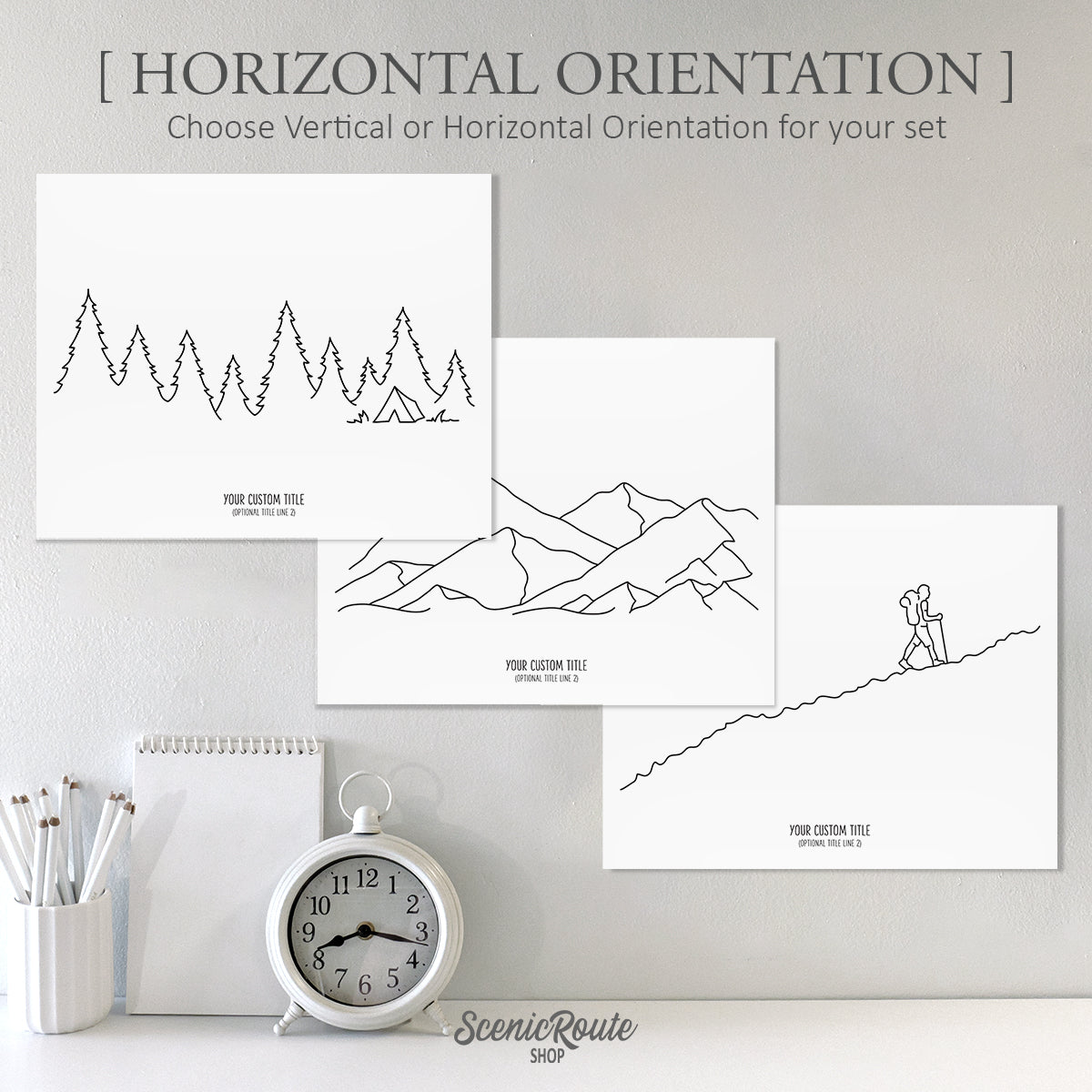 Outdoor Explorers (Set of 3 Art Prints)