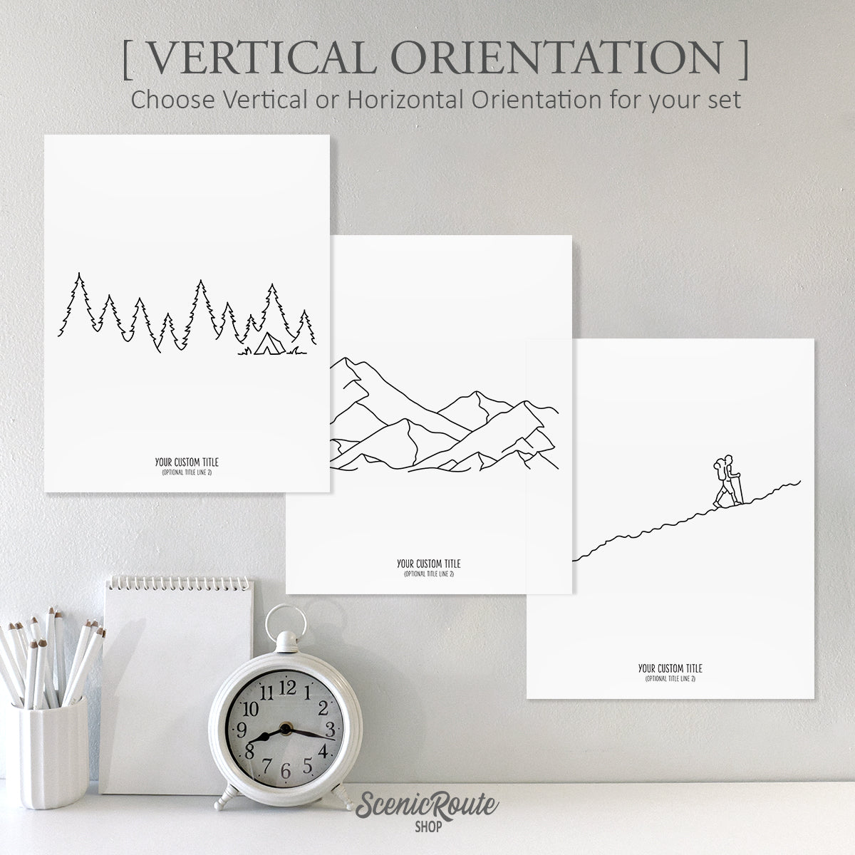 Outdoor Explorers (Set of 3 Art Prints)