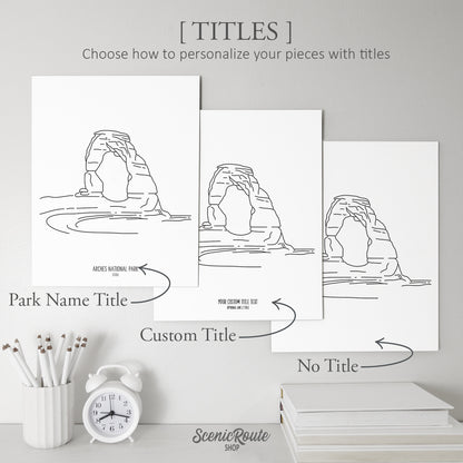 Utah National Parks (Set of 5 Art Prints)