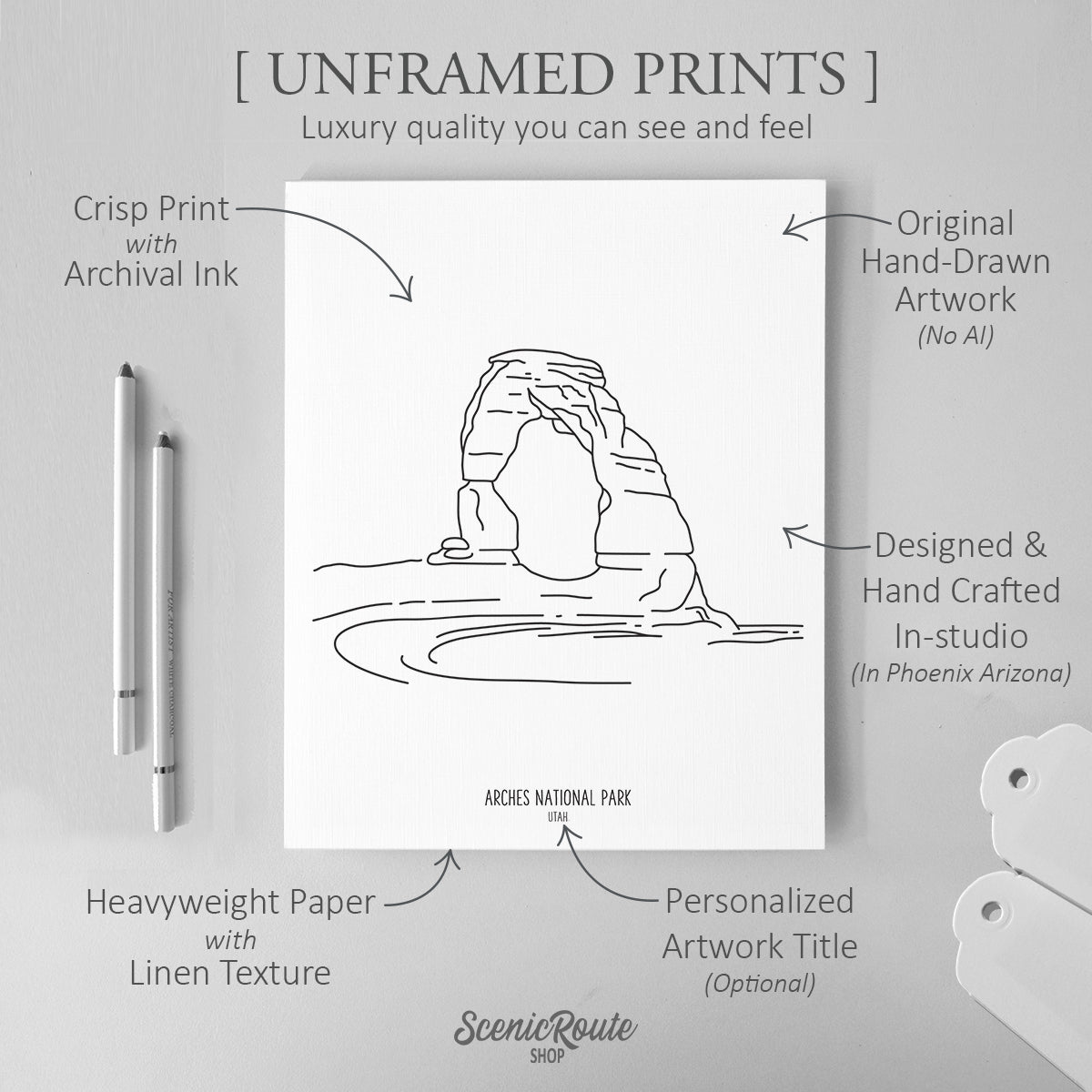 Utah National Parks (Set of 5 Art Prints)