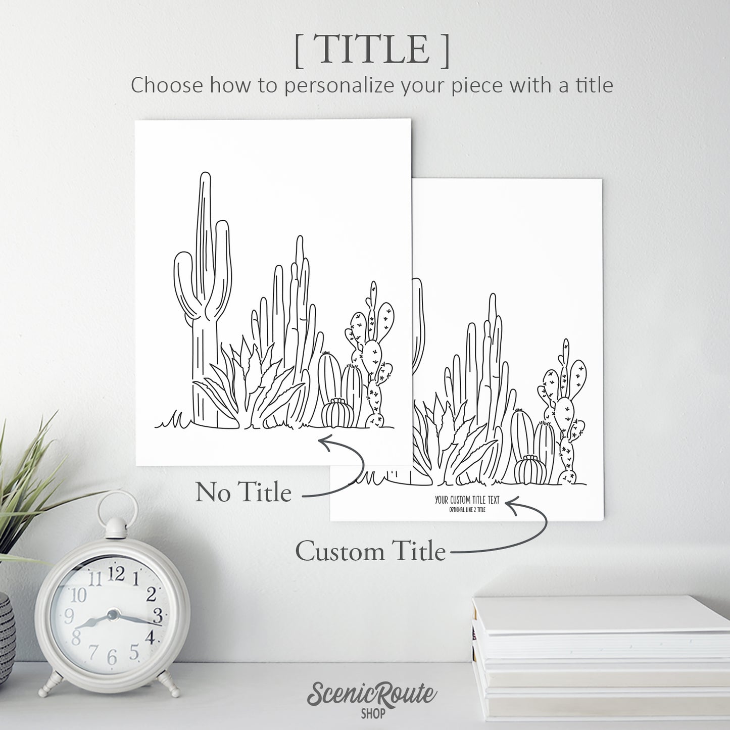 Cactus Garden Art Print