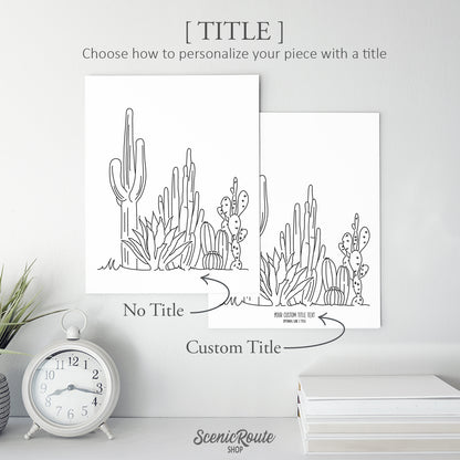 Cactus Garden Art Print