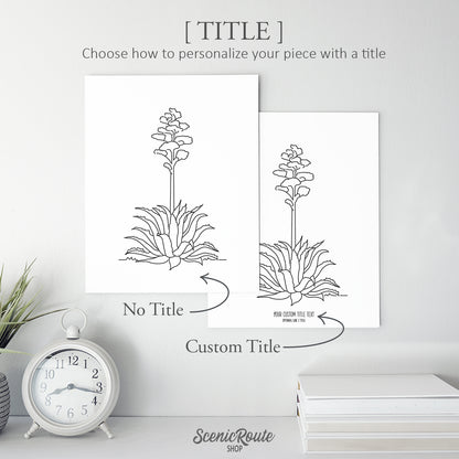 Century Plant Art Print