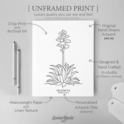 Century Plant Art Print